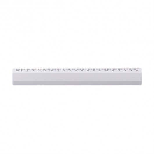 Silver 20cm Metal Rulers